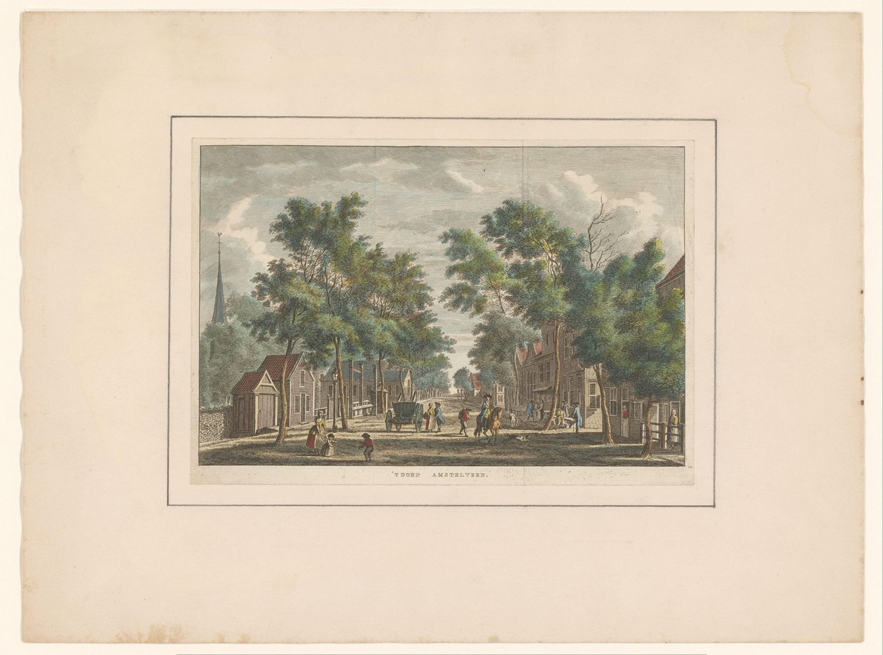 Straße in Amstelveen von Carel Frederik Bendorp (I)