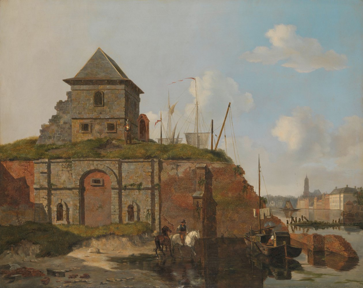 Stadtmauer mit Pulvermagazin von Carel Jacobus Behr