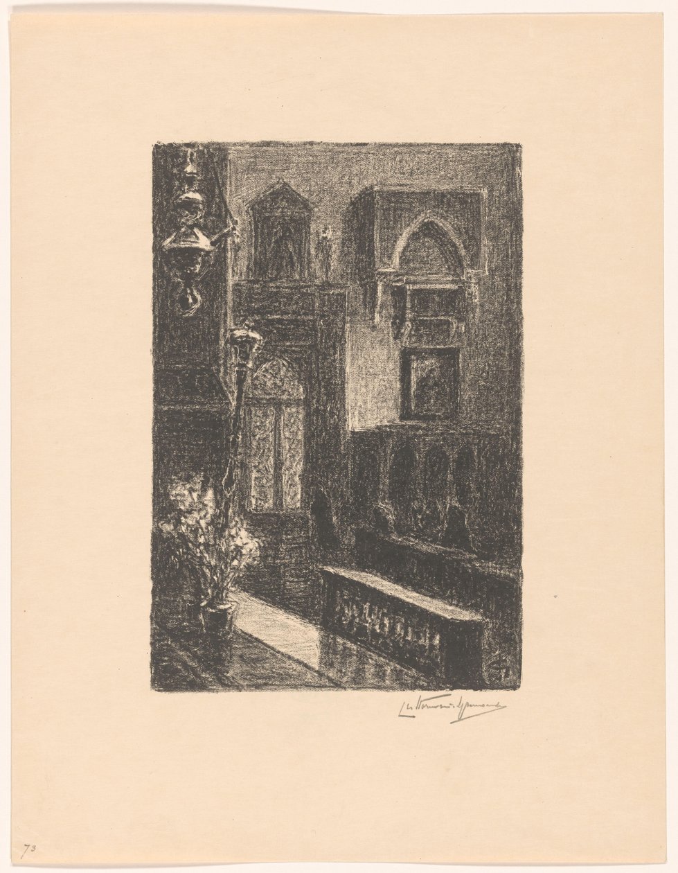 Kircheninterieur in Venedig von Carel Nicolaas Storm van 