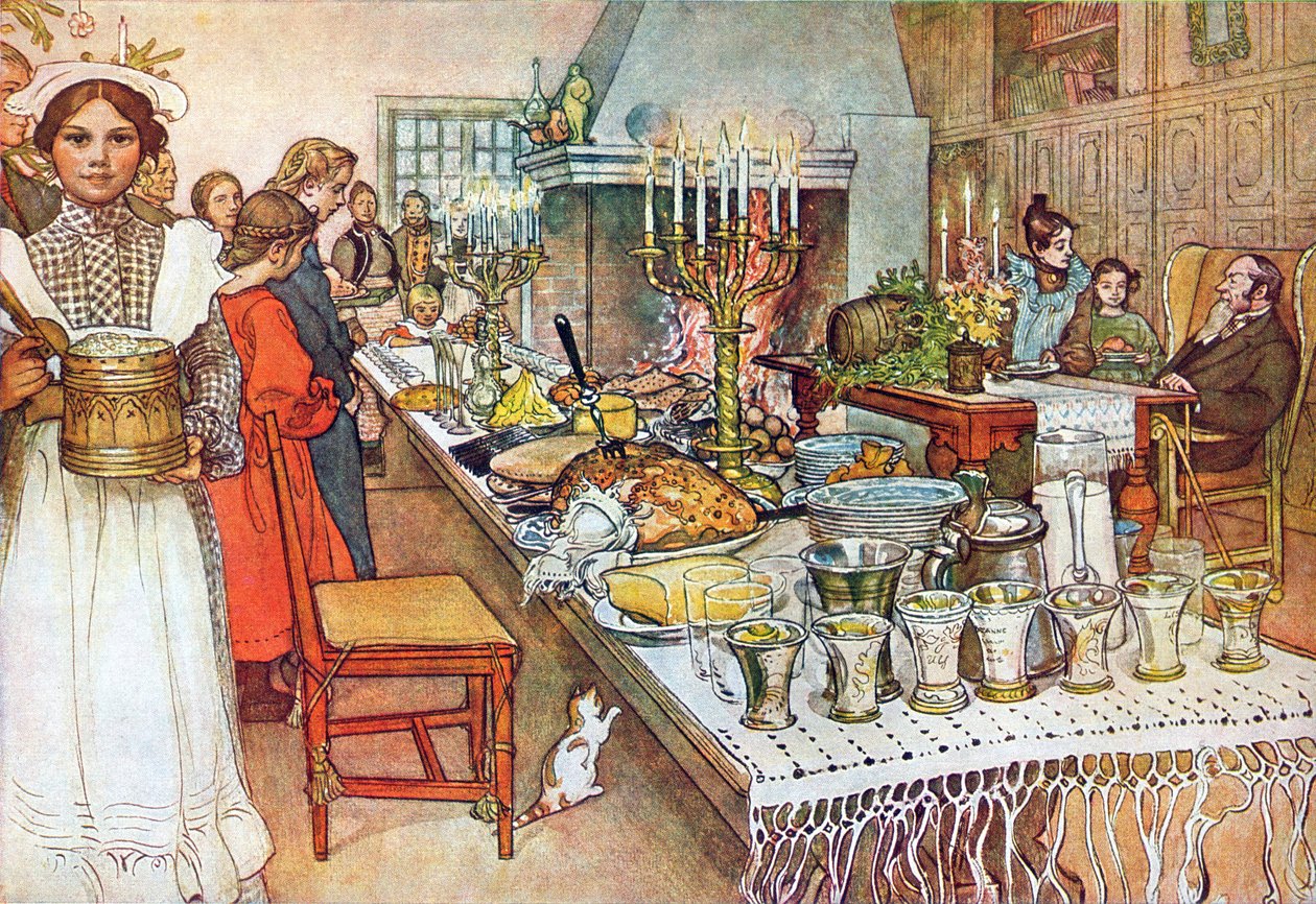 Heiligabend von Carl Larsson