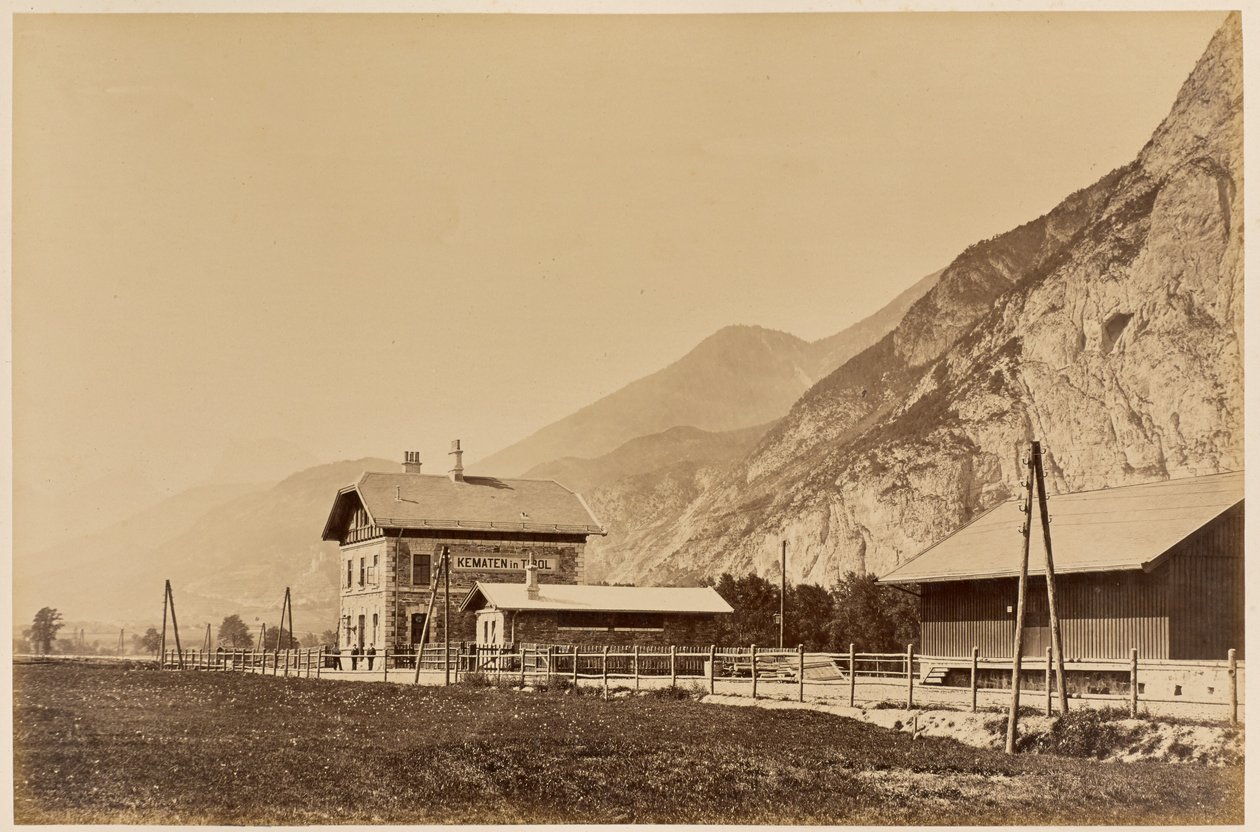 Bahnhof Kematen von Carl Alfred Czichna