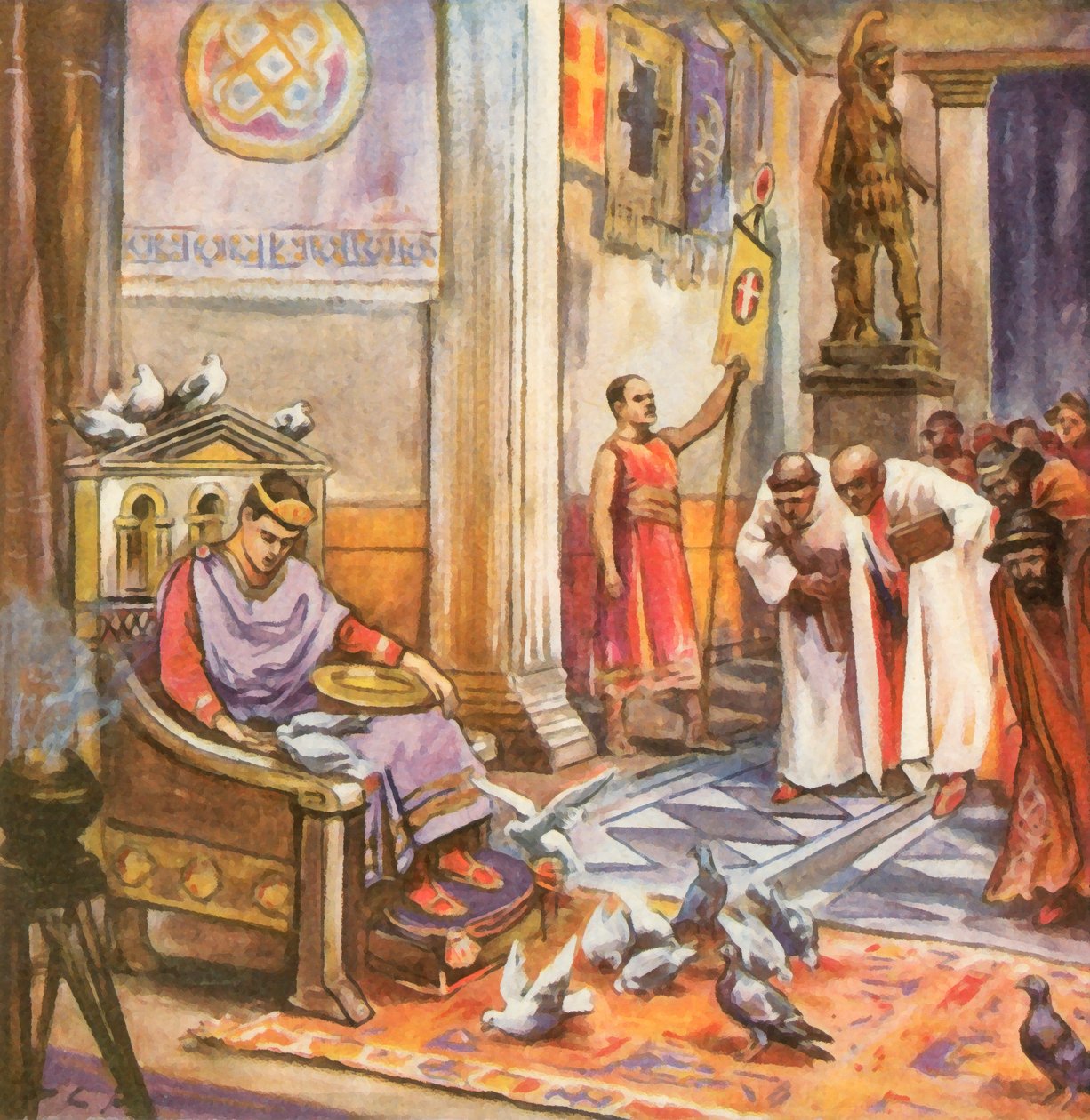 In der kaiserlichen Residenz von Ravenna von Carl Arriens