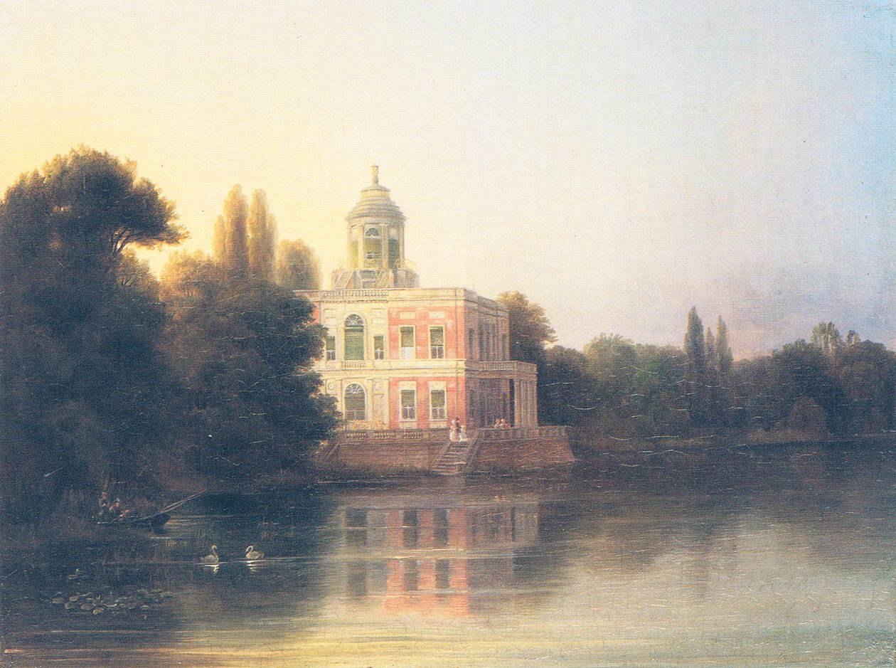 Blick auf das Marmorpalais bei Potsdam von Carl Daniel Freydanck