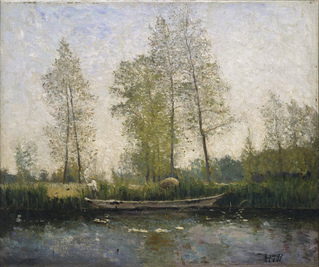 Seine. Motiv aus Saint-Germain von Carl Fredrik Hill