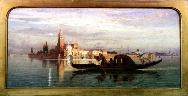 Auf der venezianischen Lagune von Carl Friedrich Heinrich Werner