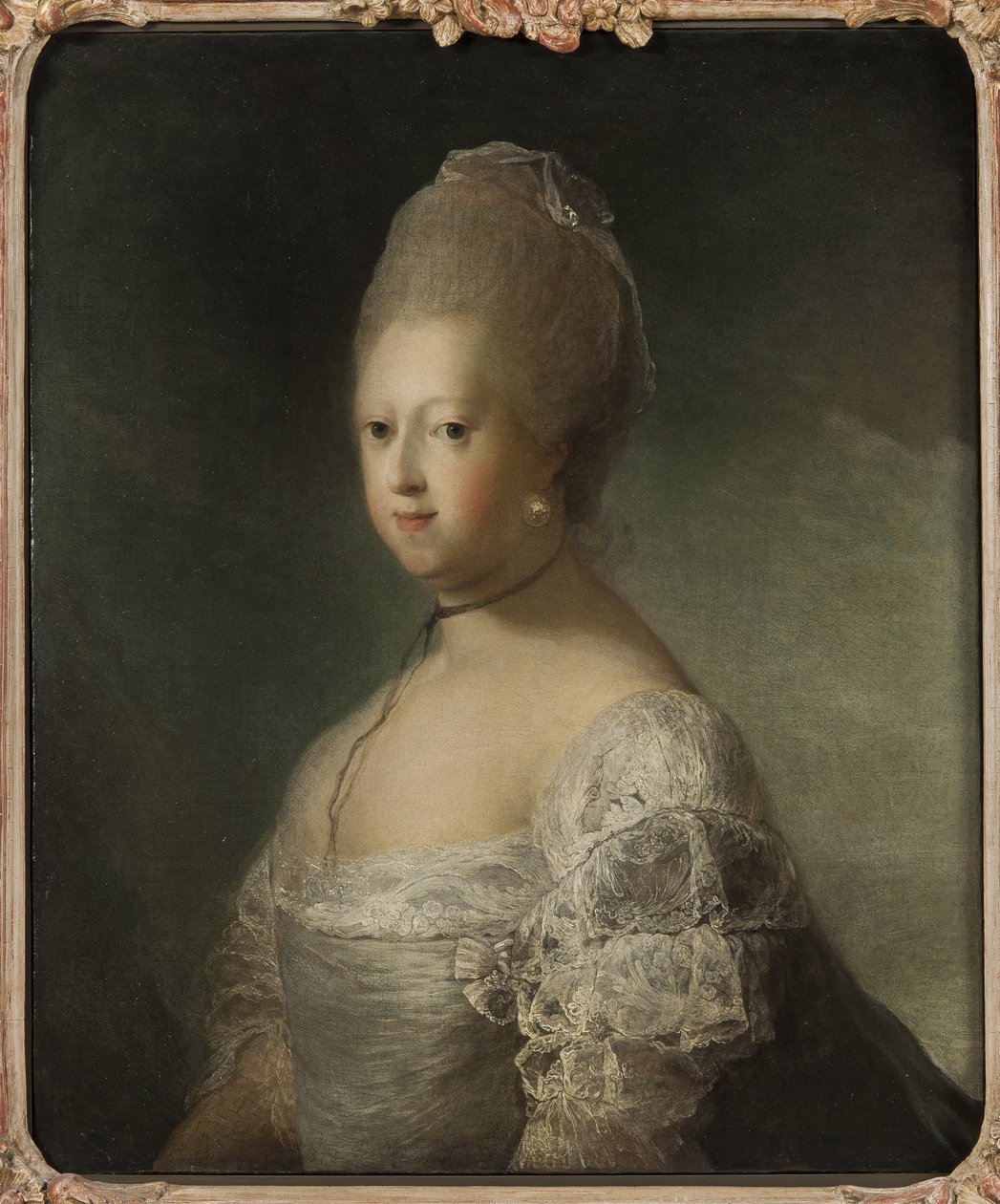 Porträt von Caroline Mathilde von Großbritannien, Königin von Dänemark von Carl Gustaf Pilo