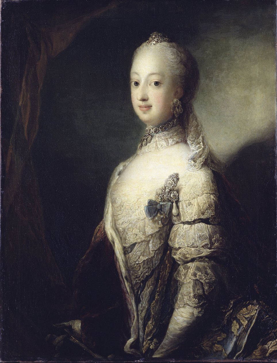 Porträt von Sophia Magdalena von Dänemark, Königin von Schweden von Carl Gustaf Pilo