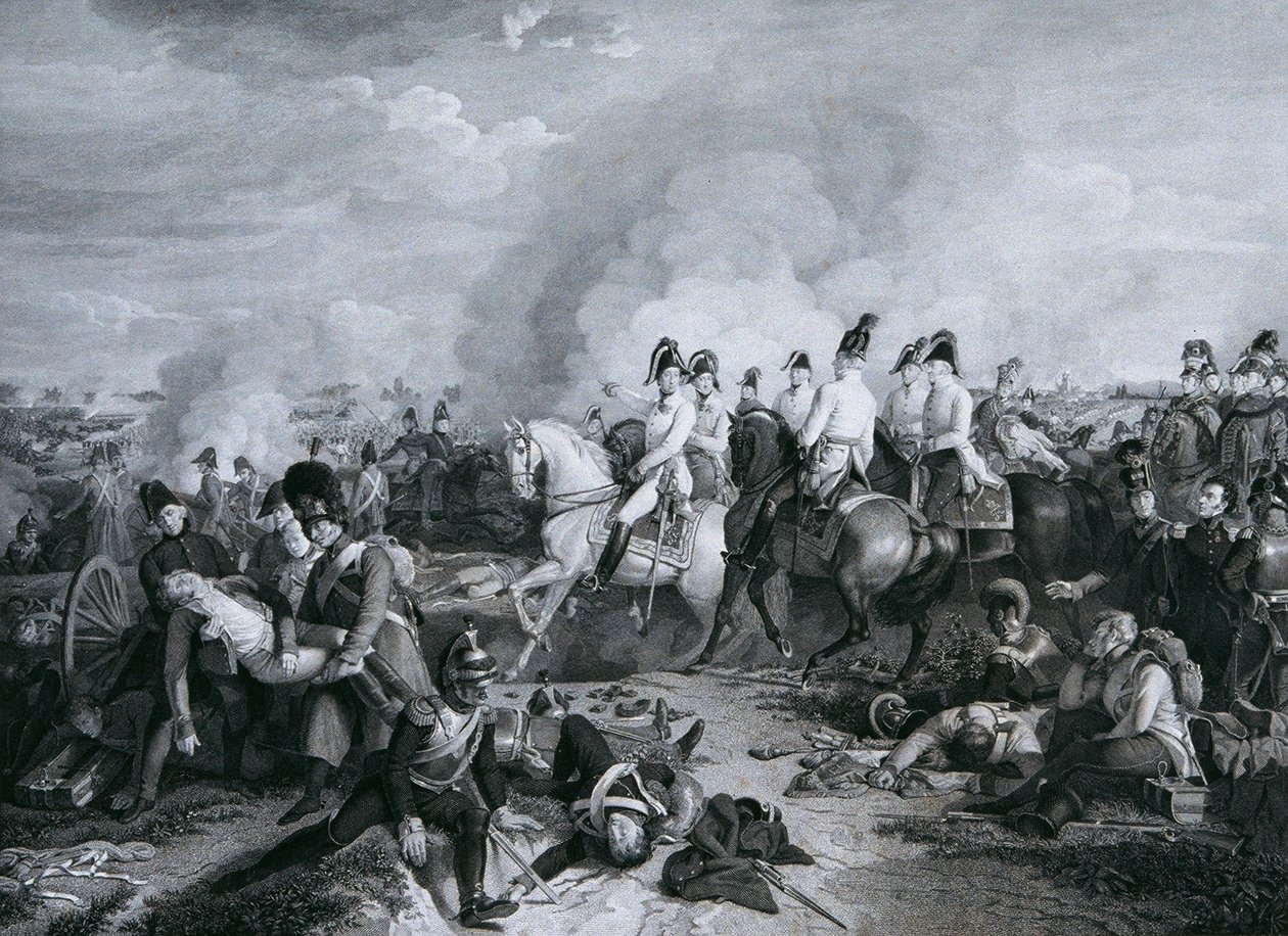 Erzherzog Karl von Österreich in der Schlacht bei Aspern von Carl Heinrich Rahl