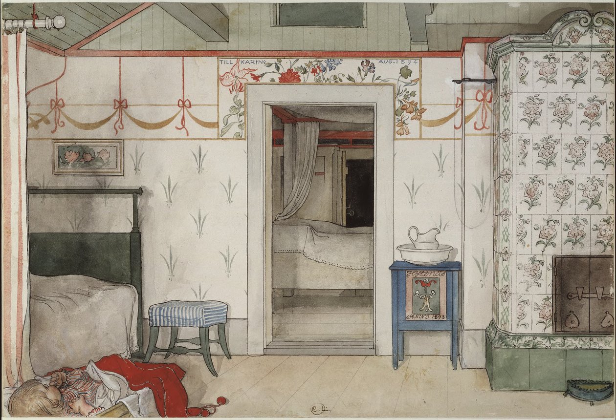 Britas Nickerchen von Carl Larsson