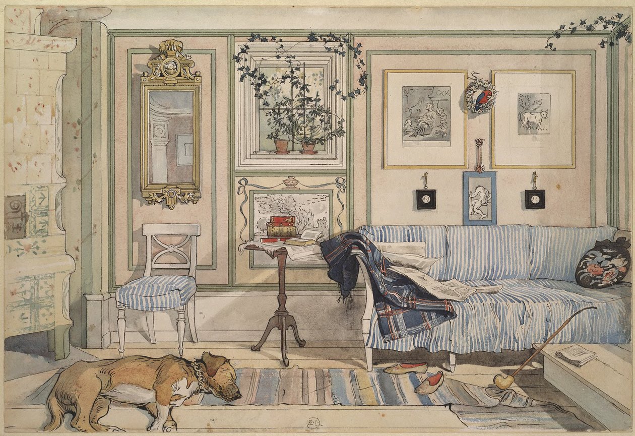 Gemütliche Ecke von Carl Larsson