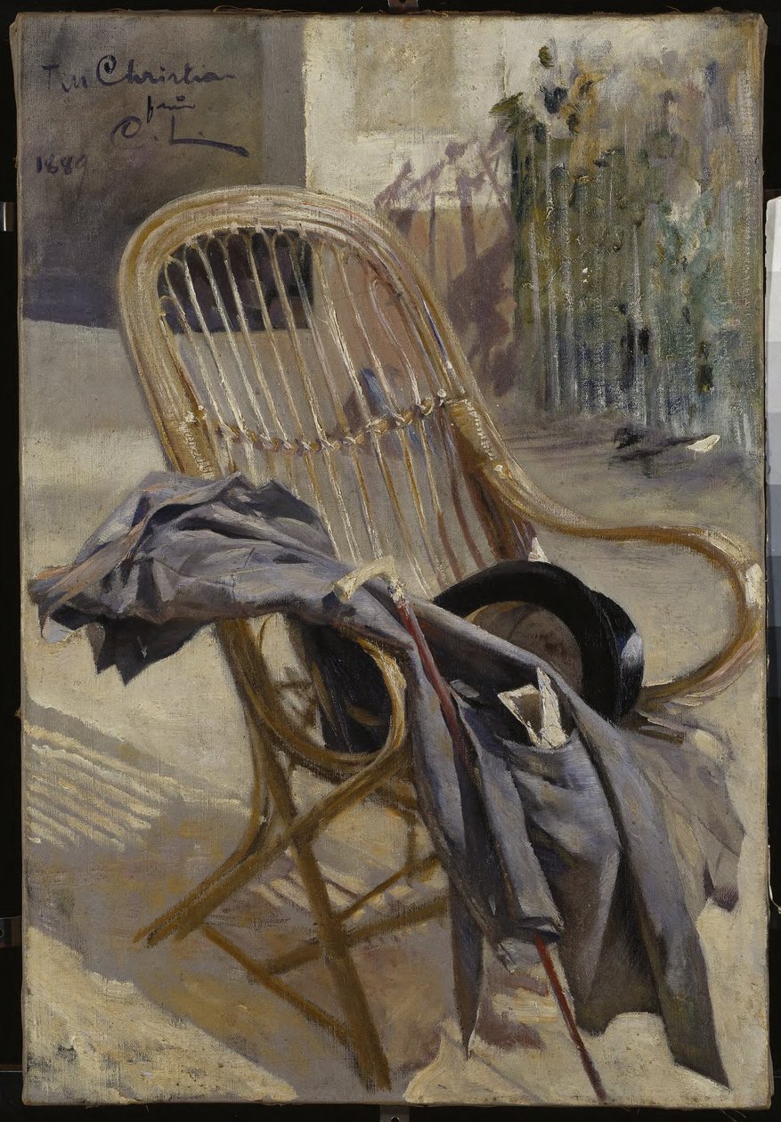 Studie für „Moderne Kunst“ von Carl Larsson