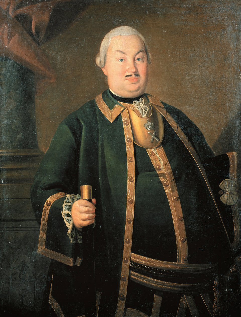 Porträt von General Fyodor Berchman (1762) von Carl Ludwig Christinek