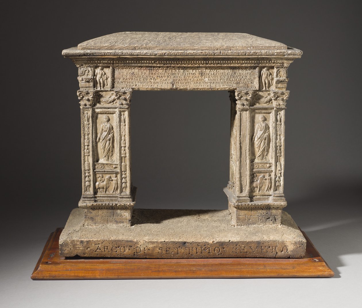 Modell des Bogens der Argentarii, ca. 1792-95 von Carl May