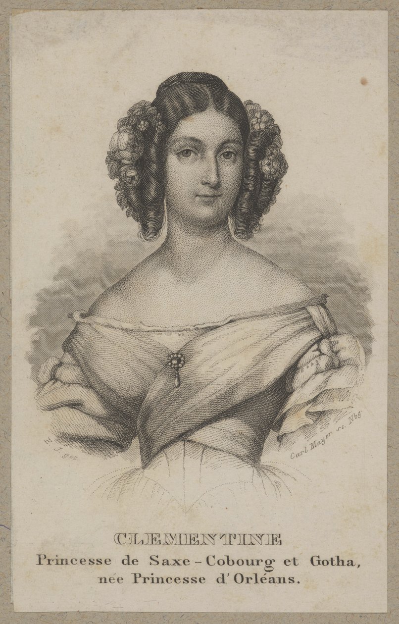 Klementyna Prinzessin von Sachsen-Coburg von Carl Mayer