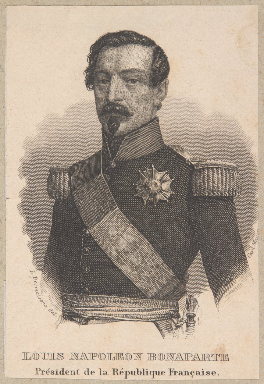 Napoleon III als Präsident von Frankreich von Carl Mayer