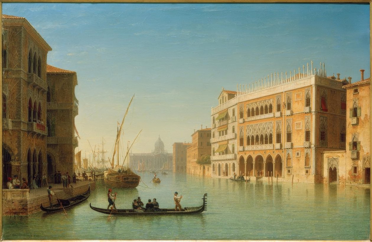 Venedig, Canal Grande von Carl Morgenstern