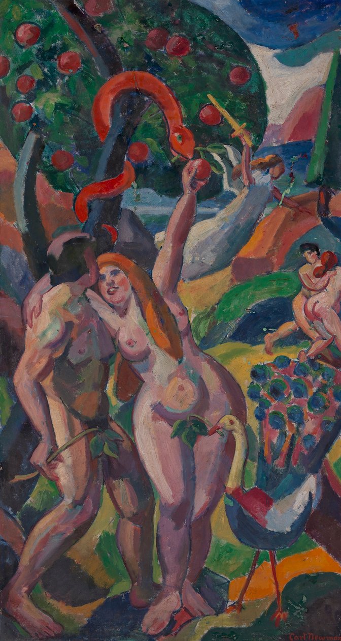 (Adam und Eva) von Carl Newman
