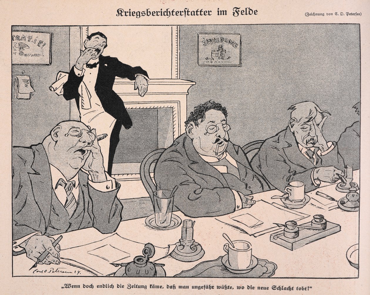 Kriegsberichterstatter im Felde von Carl Olof Petersen