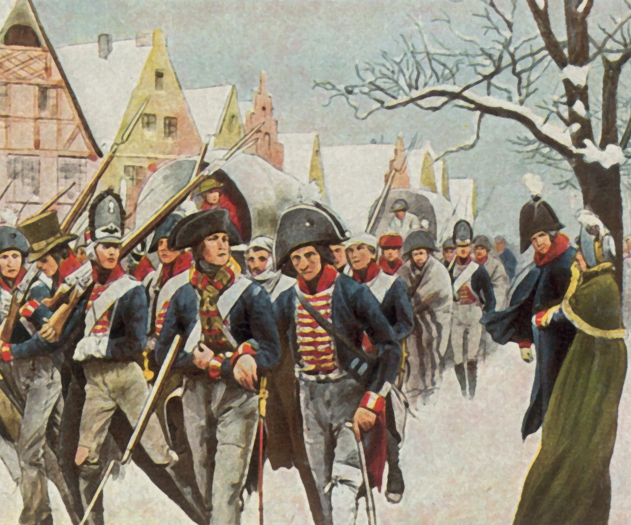 Das preußische Königspaar in Memel von Carl Rochling