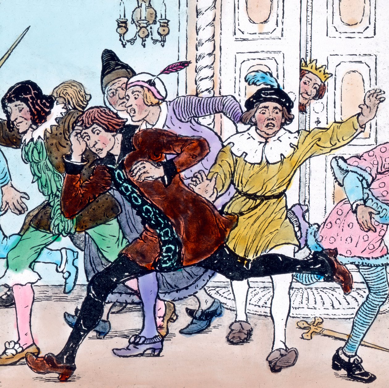 Brüder Grimm - Märchen - Das tapfere Schneiderlein, um 1910 von Carl Simon