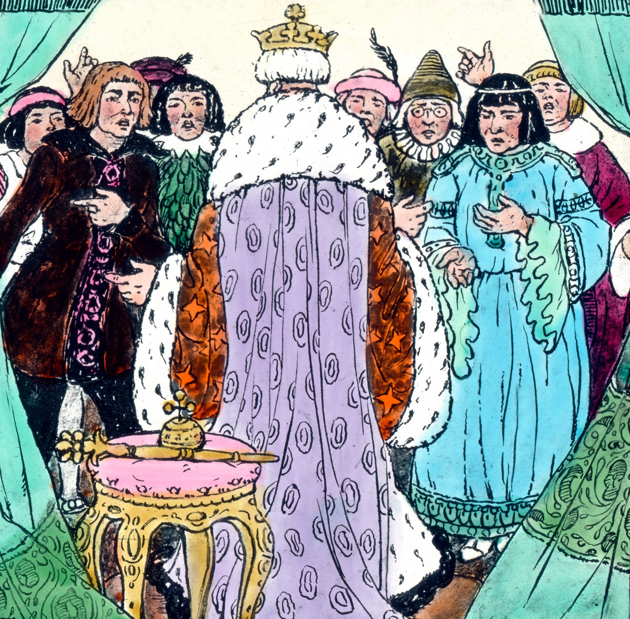 Brüder Grimm - Märchen - Das tapfere Schneiderlein, um 1910 von Carl Simon