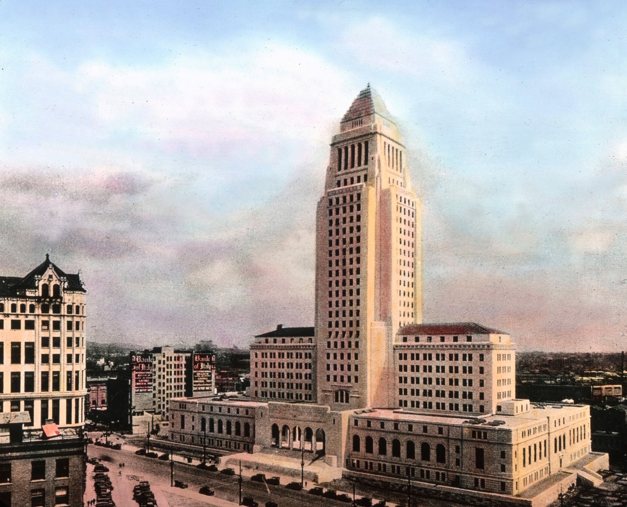 USA, Kalifornien, Los Angeles City Hall, gebaut zwischen 1926 - 1928, Bilddatum: ca. 1931 von Carl Simon