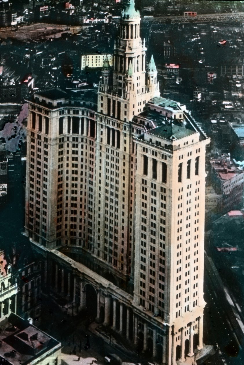 Vereinigte Staaten von Amerika, New York, das Manhattan Municipal Building, gebaut zwischen 1907-1914, um 1920 von Carl Simon