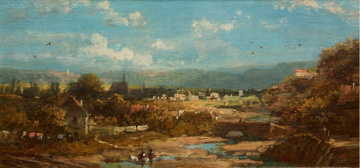 Bayerisches Städtchen von Carl Spitzweg