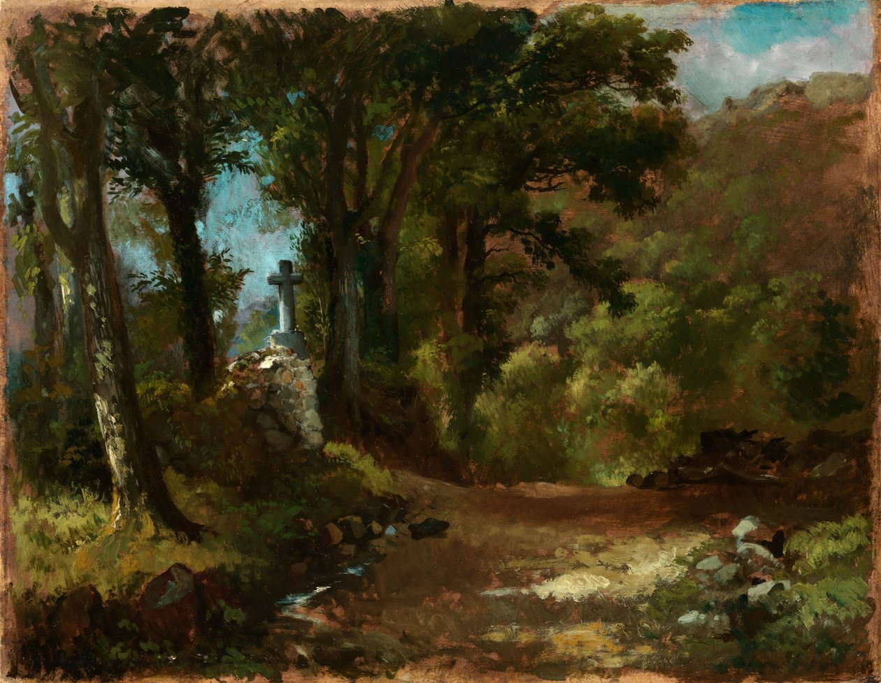 Das Kreuz im Walde von Carl Spitzweg