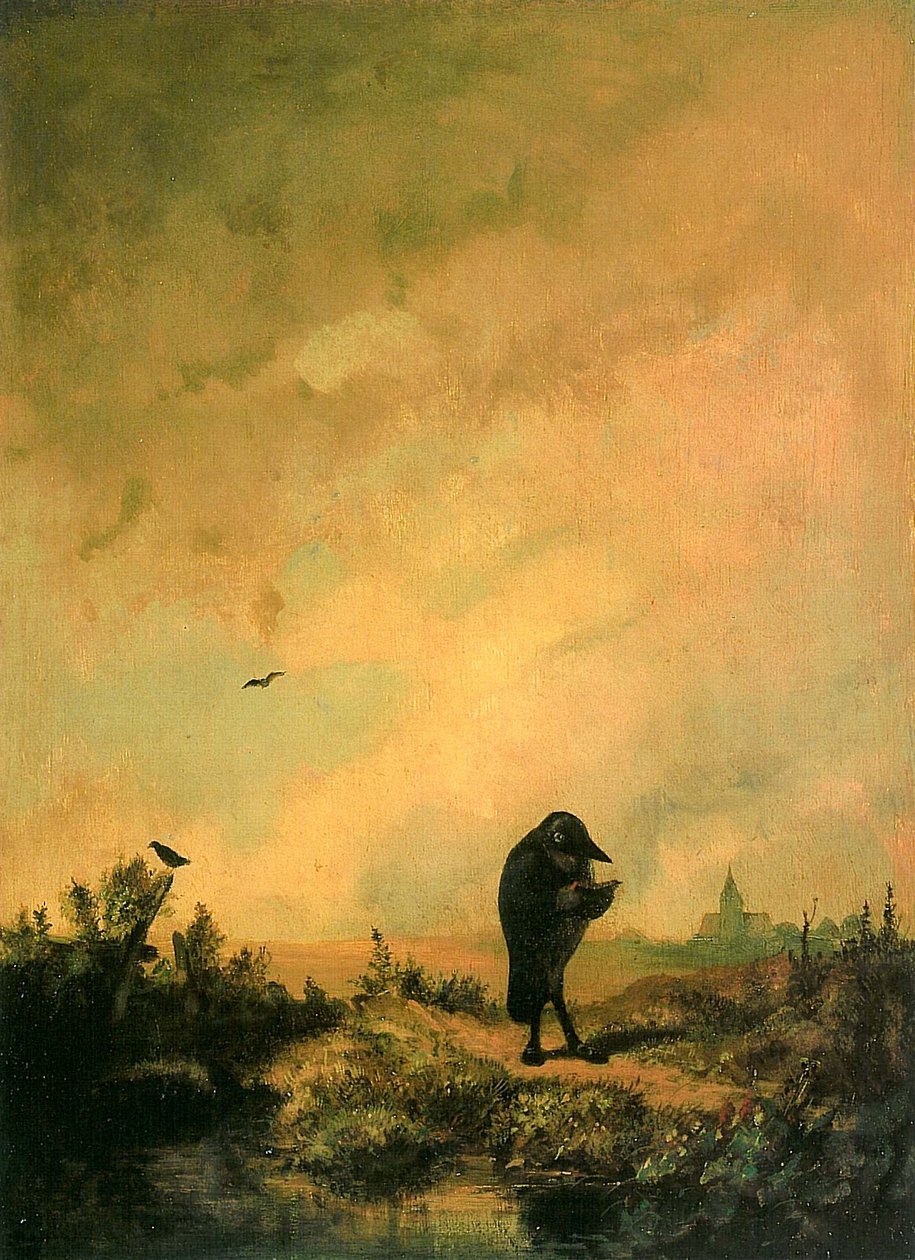 Der Rabe von Carl Spitzweg