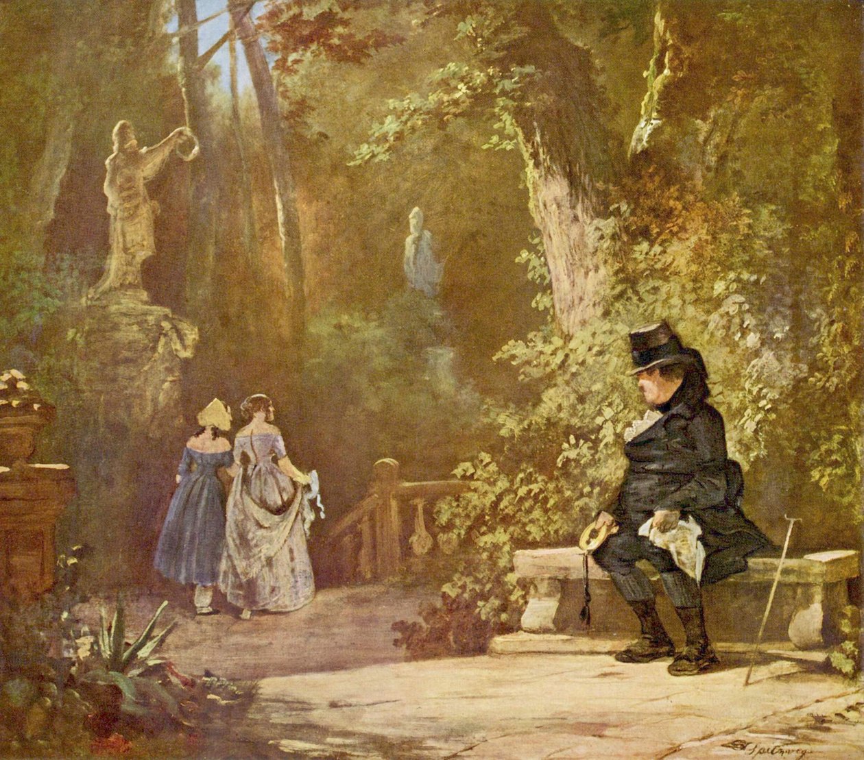 Der Witwer von Carl Spitzweg