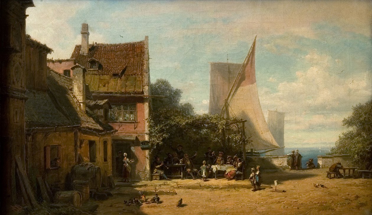 Gasthaus am See von Carl Spitzweg
