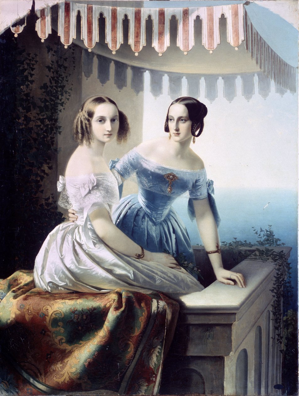 Porträt der Großherzoginnen Maria Nikolajewna von Russland von Carl Timoleon von Neff