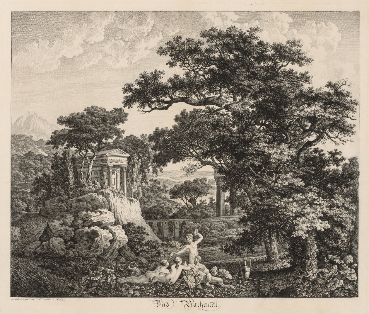 Das Bacchanal von Carl Wilhelm Kolbe I