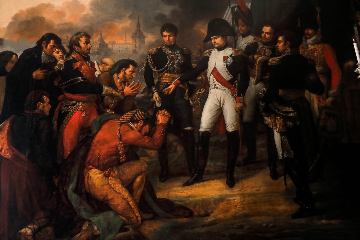 Napoleon vor Madrid im Jahr 1808 von Carle Vernet