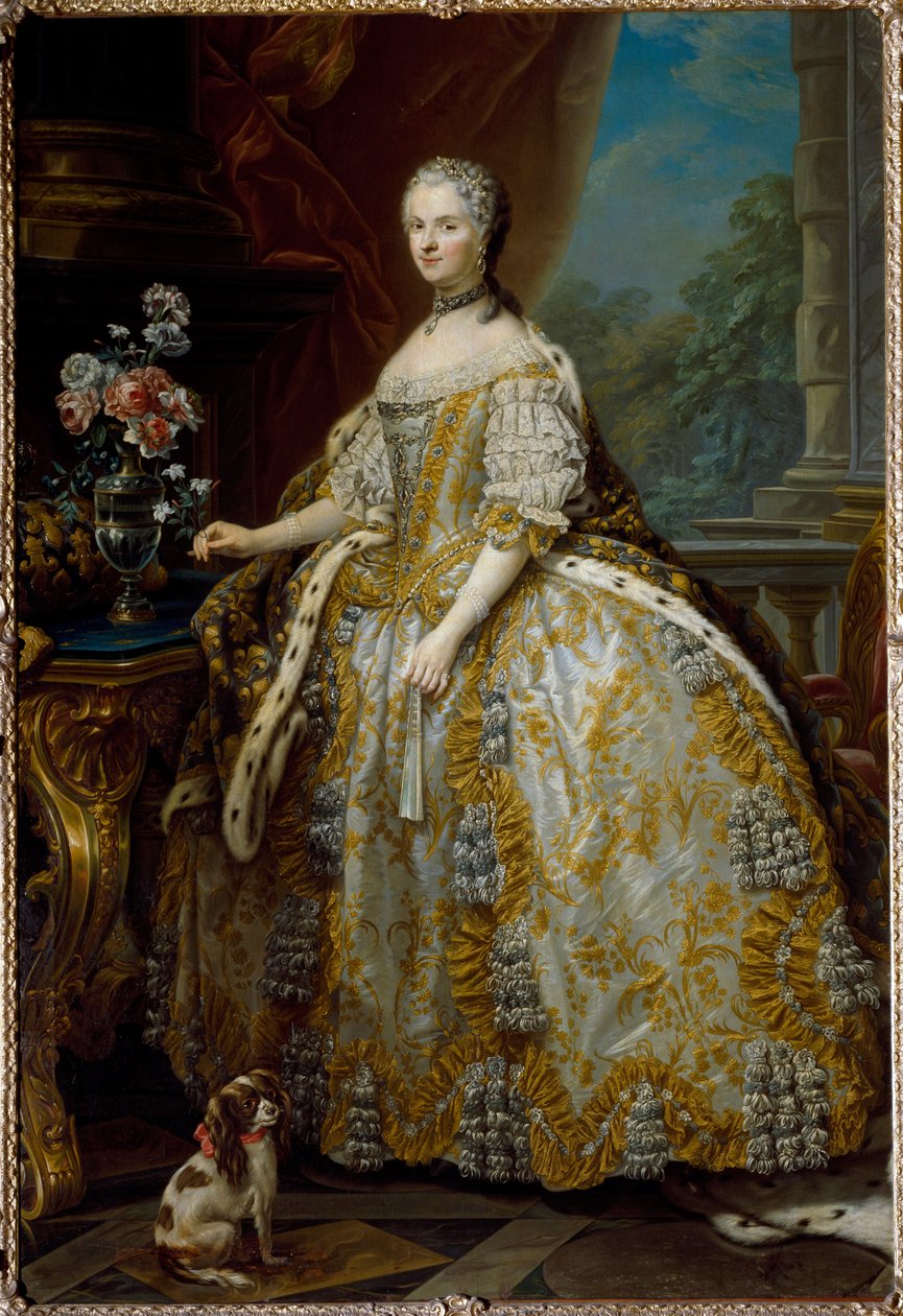 Porträt von Maria Leszczyńska, Königin von Frankreich von Carle van Loo