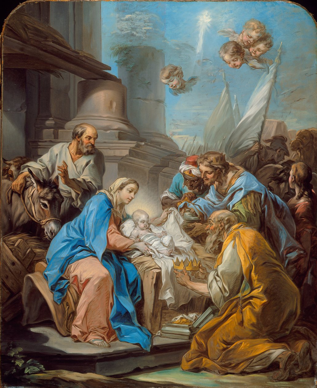 Die Anbetung der Könige, ca. 1760 von Carle van Loo