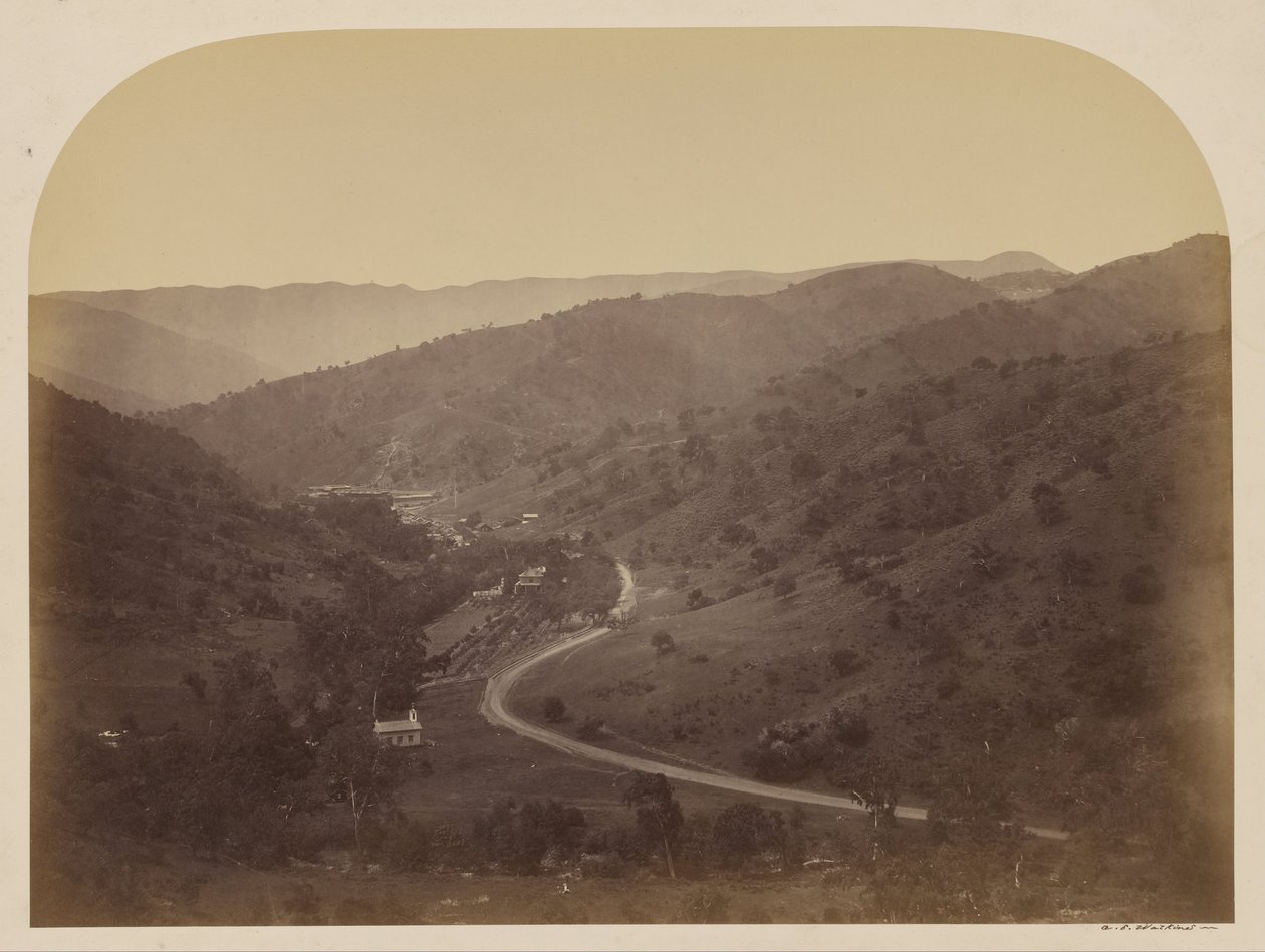 (New Almaden) von Carleton E. Watkins