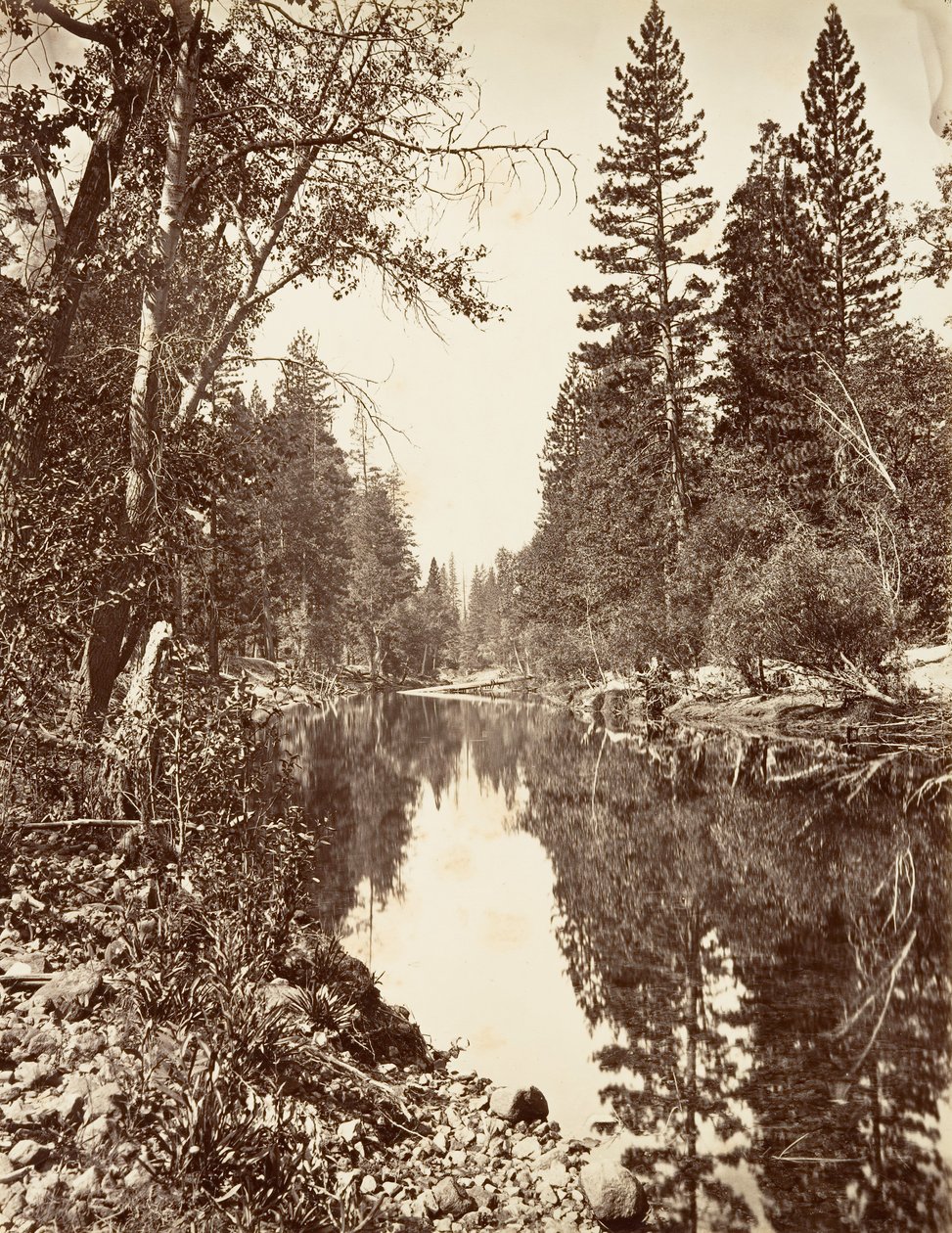 Merced River, Yosemite von Carleton E. Watkins.