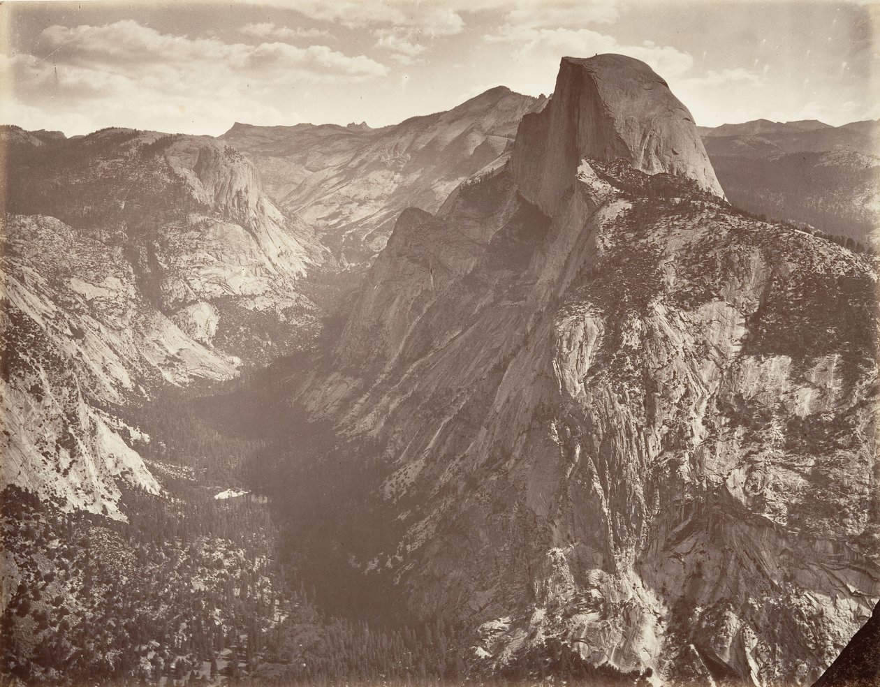 Südkuppel, 6.000 Fuß von Carleton E. Watkins.