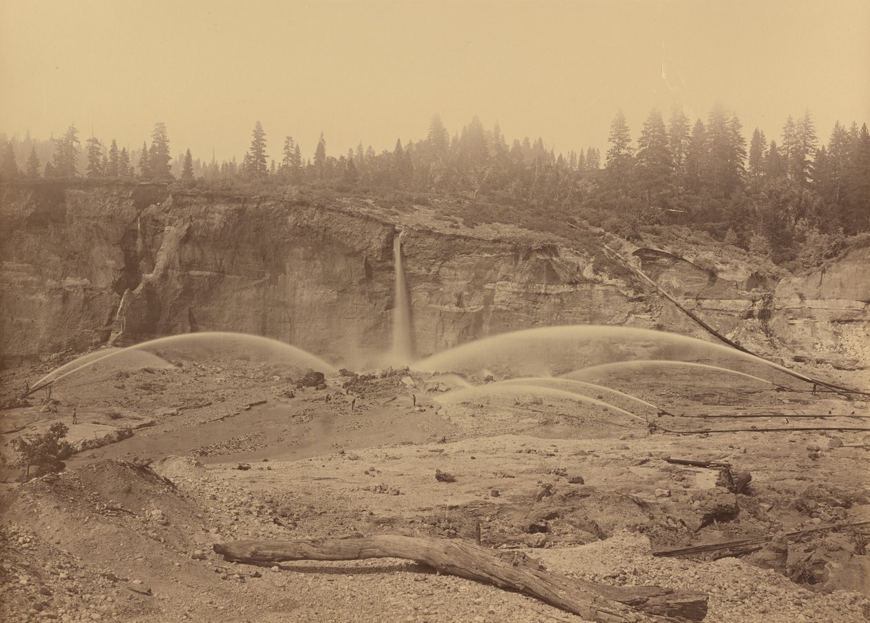 Malakoff Diggins, North Bloomfield, Nevada County von Carleton Emmons Watkins
