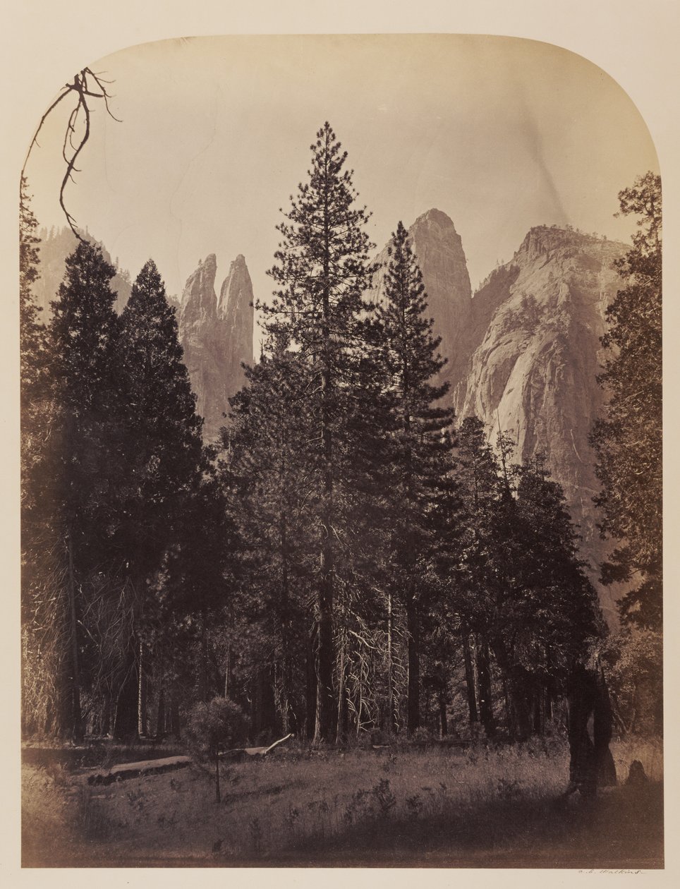 Kathedralenspitzen - Yosemite von Carleton Watkins