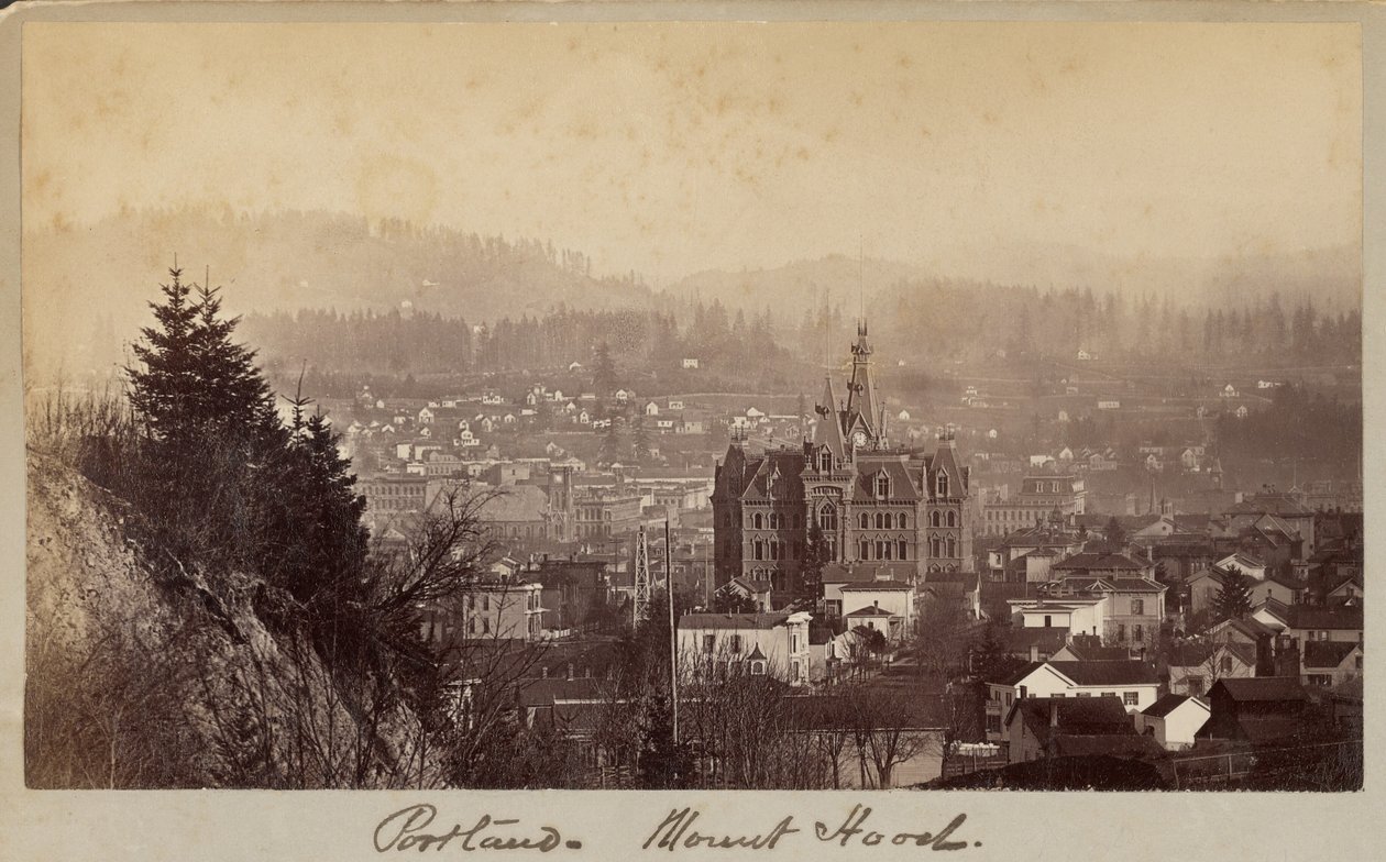 Portland - Mount Hood von Carleton Watkins