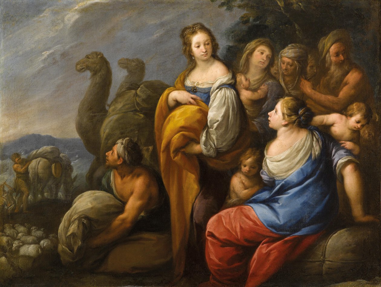 Rahel verbirgt die Götzenbilder von Carlo Francesco Nuvolone