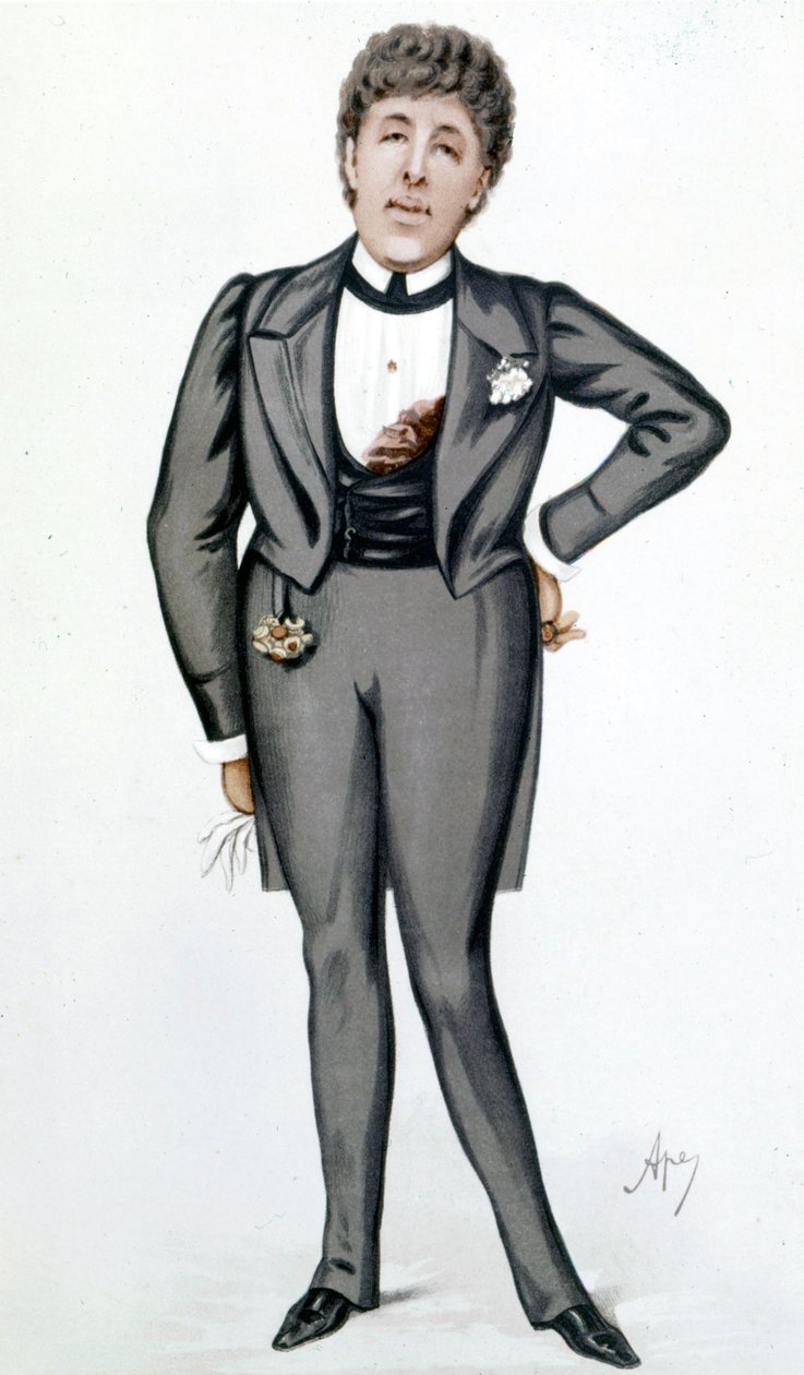 Karikatur von Oscar Wilde (1854 - 1900) von Carlo Pellegrini (1839 - 1889) - in „Vanity Fair“ am 24. Mai von Carlo Pellegrini