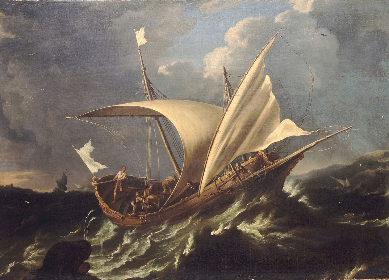 Jona und der Wal, Mitte des 17. Jahrhunderts von Carlo Antonio Tavella