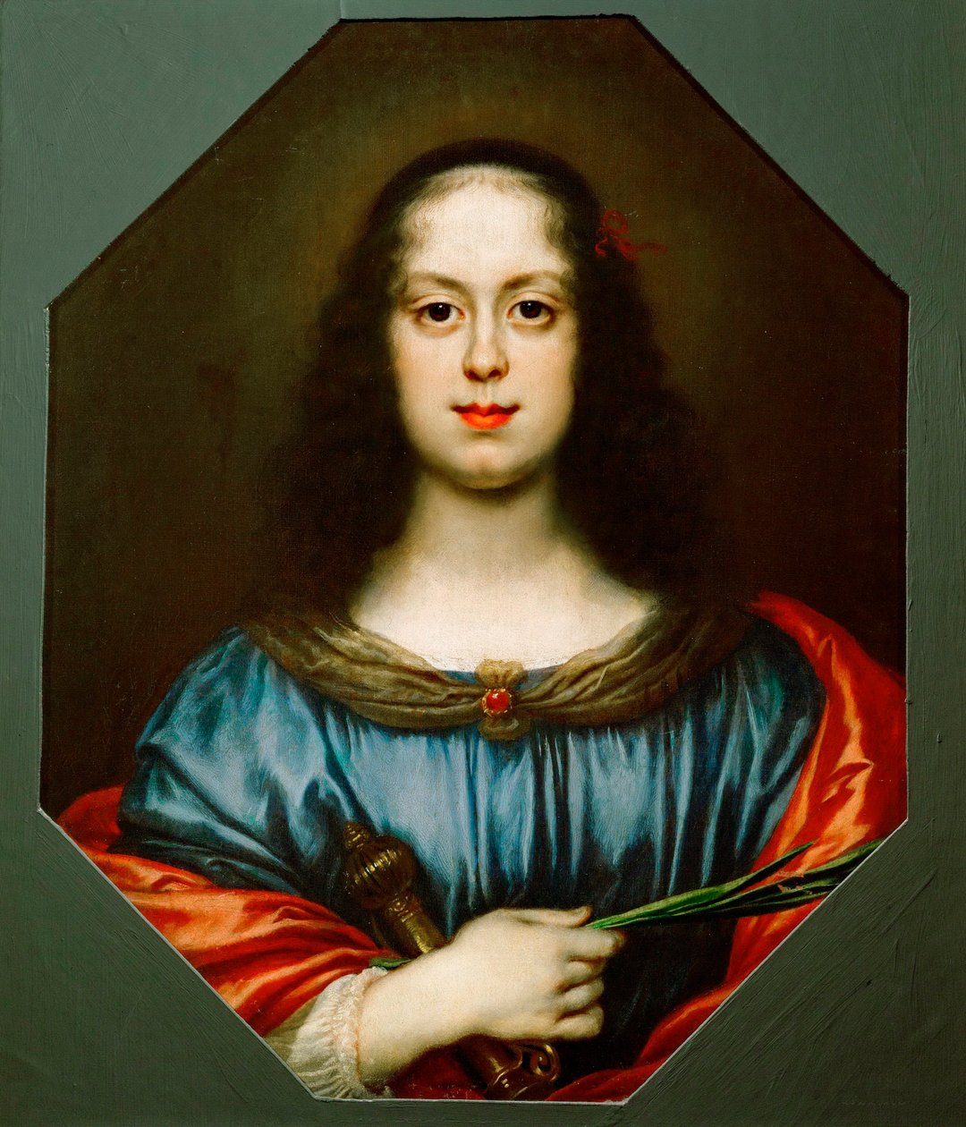 Porträt von Vittoria della Rovere als Heilige Katharina von Carlo Dolci