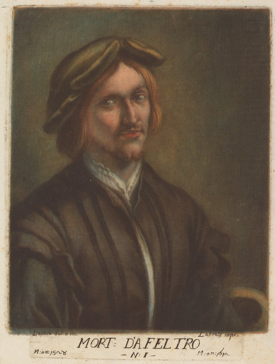 Morto da Feltre von Carlo Lasinio, after Lorenzo Luzzo
