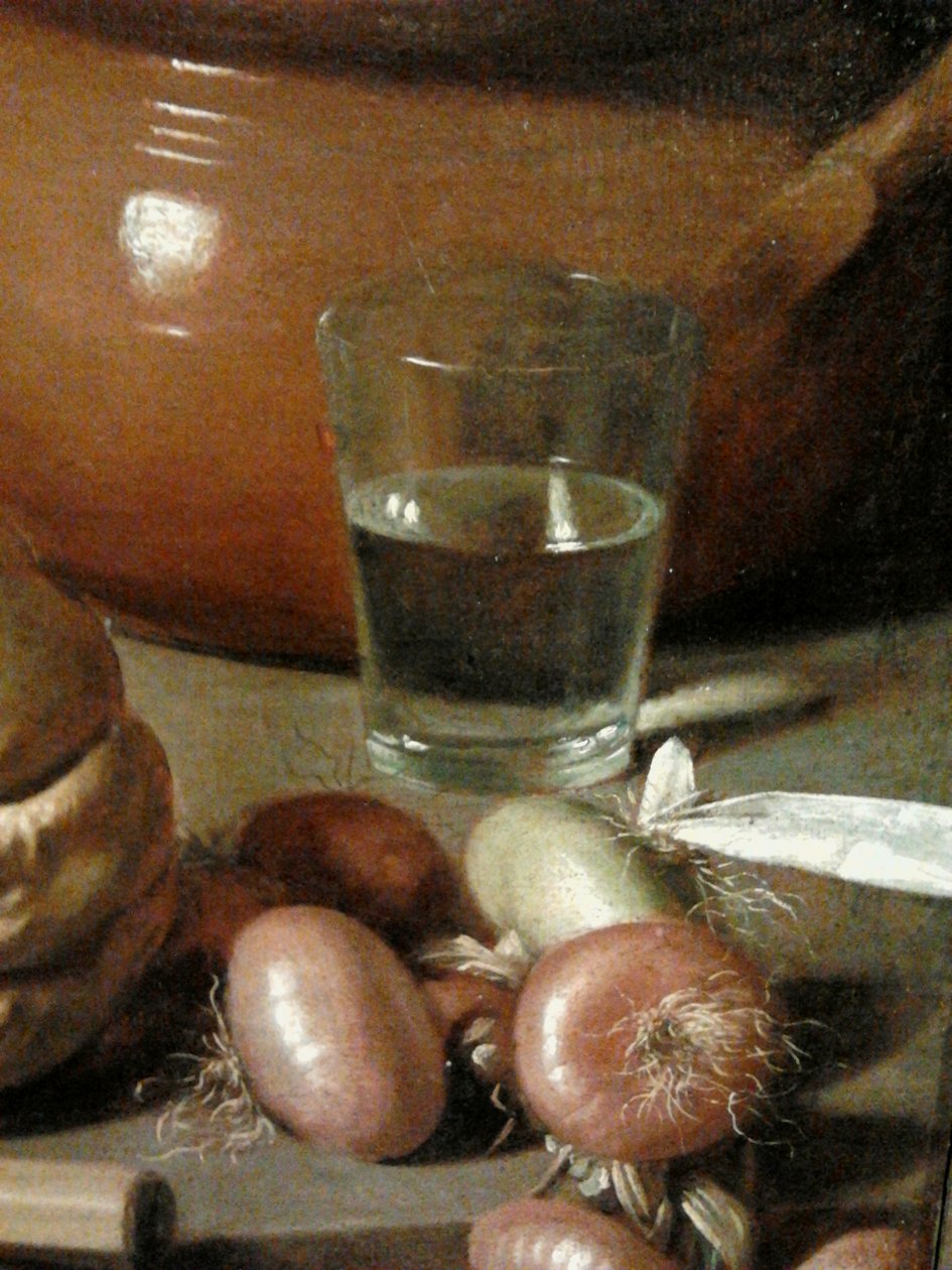 Stillleben mit einem Kupferkrug (Detail) von Carlo Magini