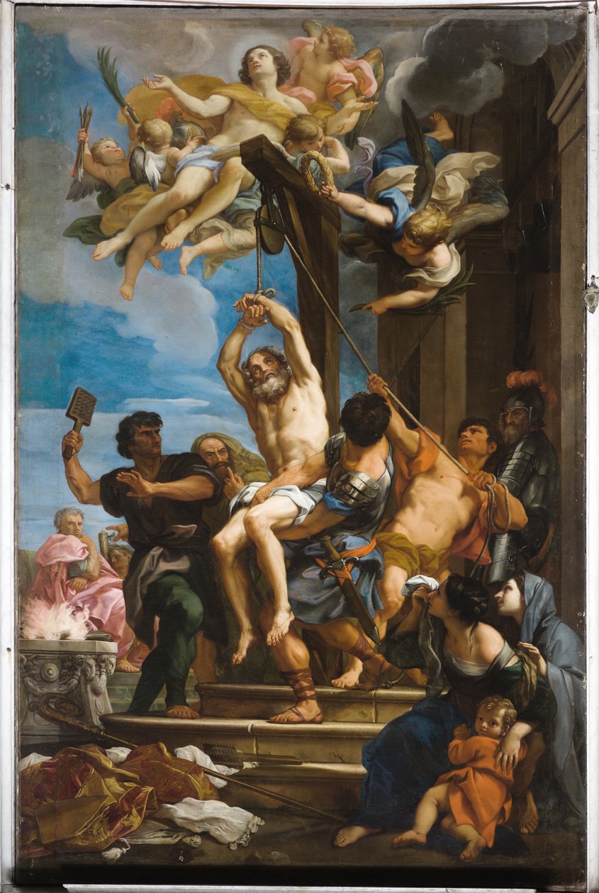 Martyrium des Heiligen Blasius, ca. 1680 (Öl auf Leinwand) von Carlo Maratta